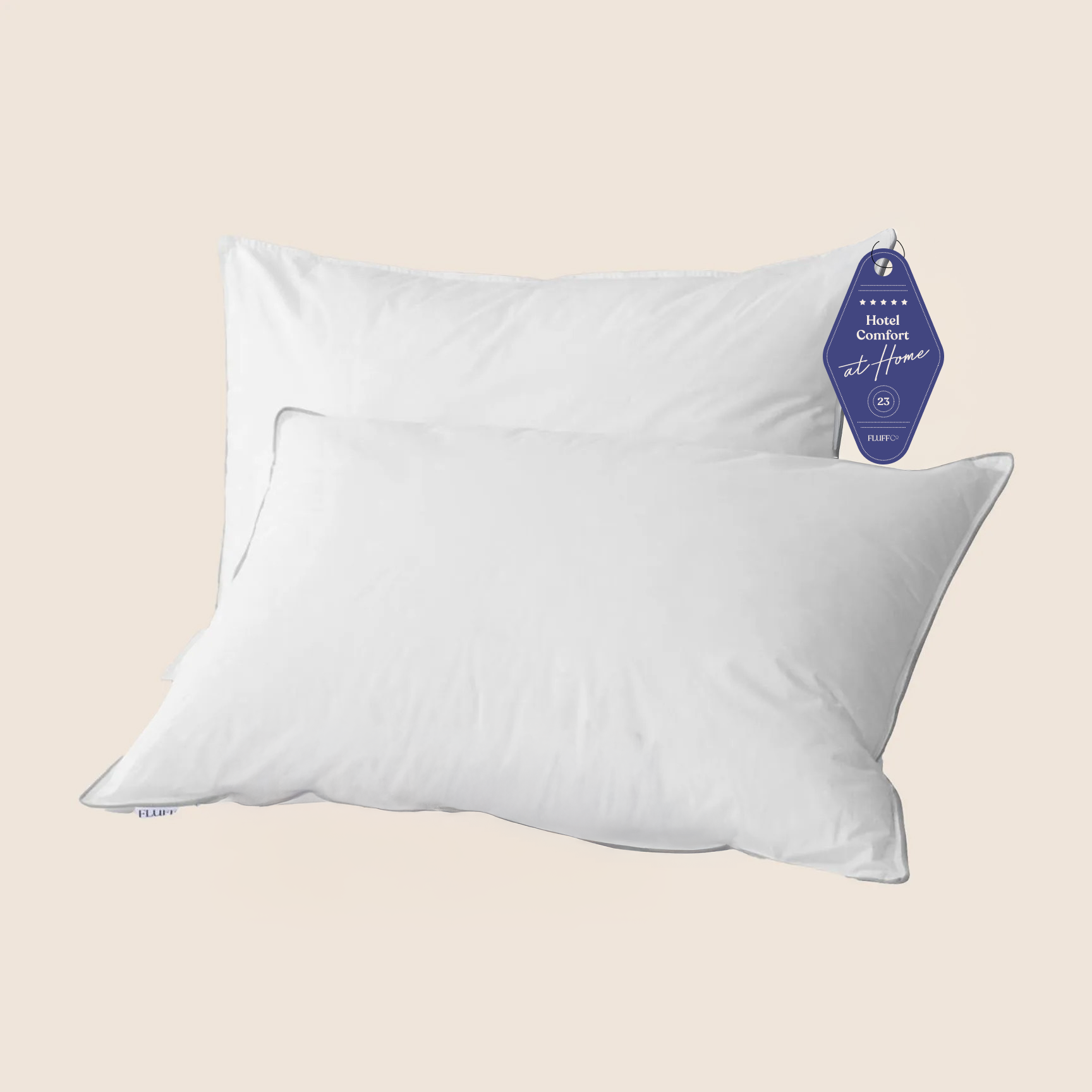 2x Hotel Pillows (Down Alternative) - - FluffCo | Hotel Comfort
